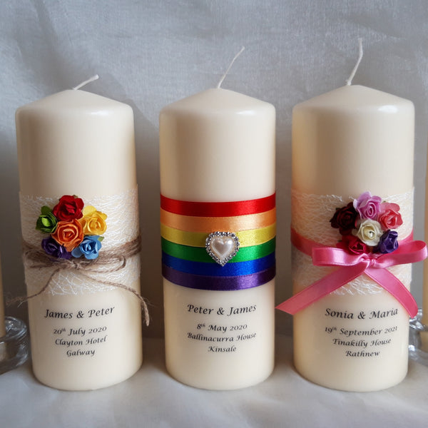 Wedding Candles - Pride Collection