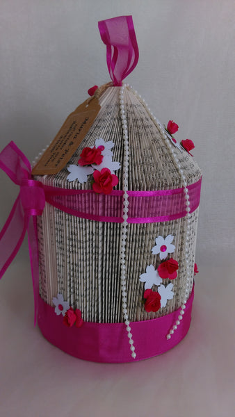 BookArt Birdcage - Fuchsia Pink