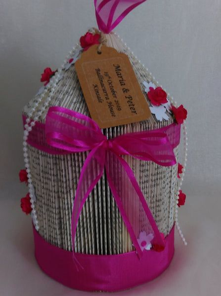 BookArt Birdcage - Fuchsia Pink