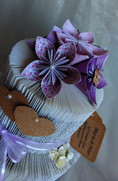 BookArt Wedding Cake - Purple