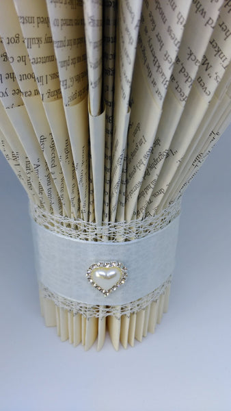 book art, book folding, wedding centrepiece, vase, wedding ceremony, personalised,