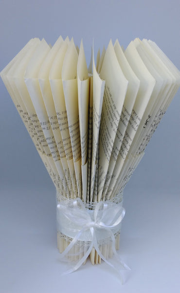 book art, book folding, wedding centrepiece, vase, wedding ceremony, personalised,