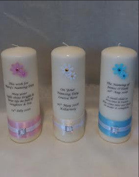Naming Day Candle - No.2