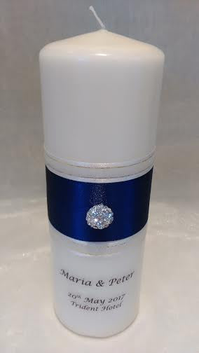 personalised candles, wedding candles, unity candles, wedding ceremony, unity ceremony, wedding candles Ireland
