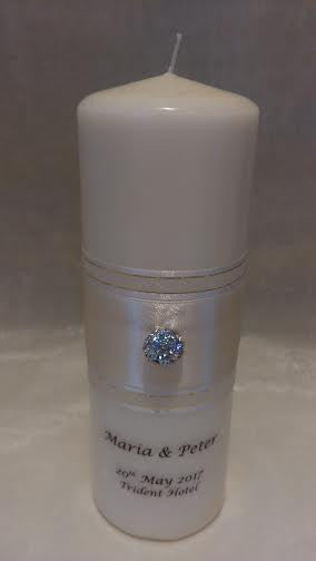 personalised candles, wedding candles, unity candles, wedding ceremony, unity ceremony, wedding candles Ireland