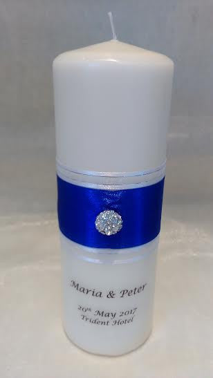 personalised candles, wedding candles, unity candles, wedding ceremony, unity ceremony, wedding candles Ireland