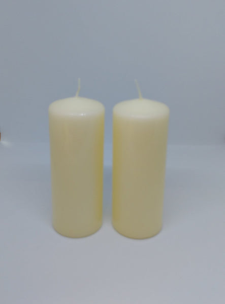 Candles - small pillar, set 2